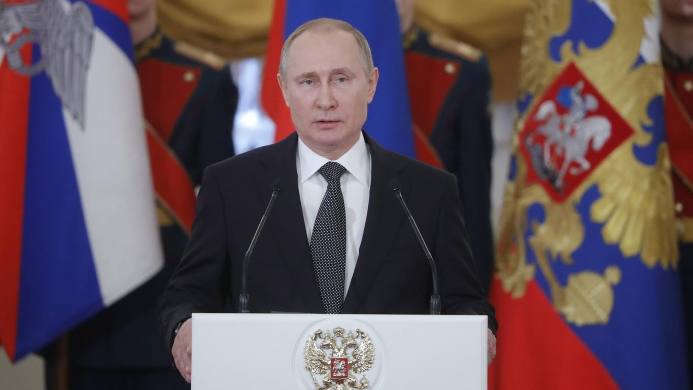Wladimir Putin: Der russische Präsident stellt sich am 18. März 2018 zur Wiederwahl.