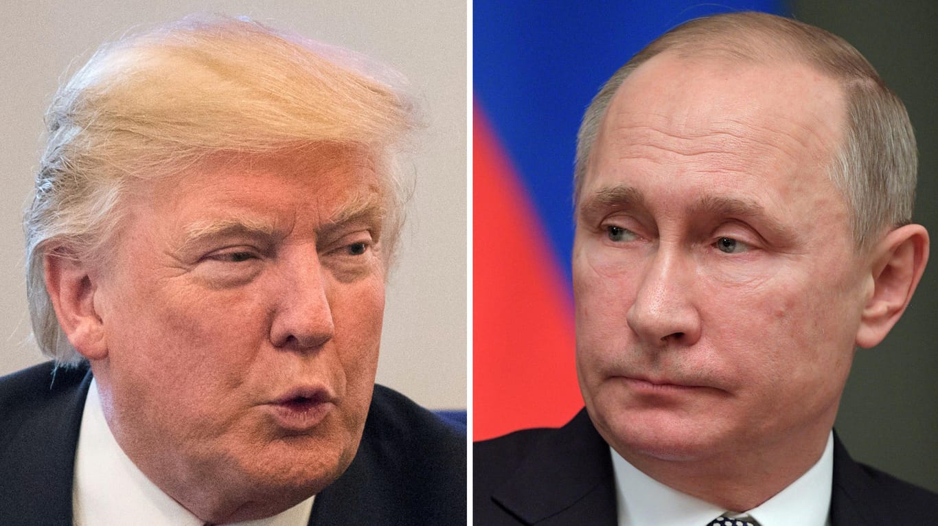 Donald Trump und Wladimir Putin: Jörg Baberowski hält den russischen Präsidenten für viel berechenbarer als den amerikanischen.