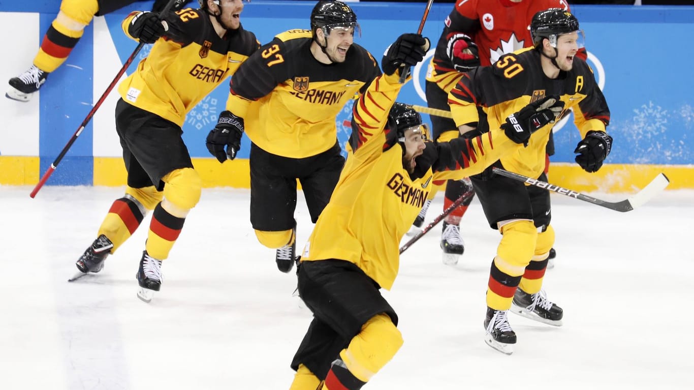 Finale, oho: Die deutschen Eishockey-Herren sind als absoluter Underdog im Kampf um Gold dabei.