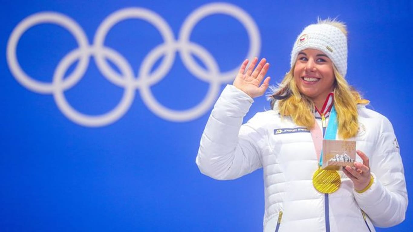 Ester Ledecka gewann in Pyeongchang gleich zweimal Gold.