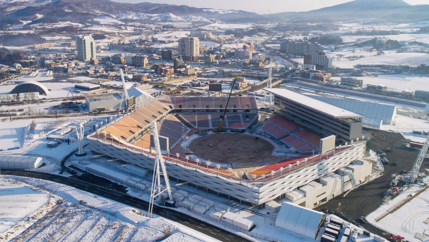 Das Olympische Stadion in Pyeongchang soll größtenteils abgerissen werden.