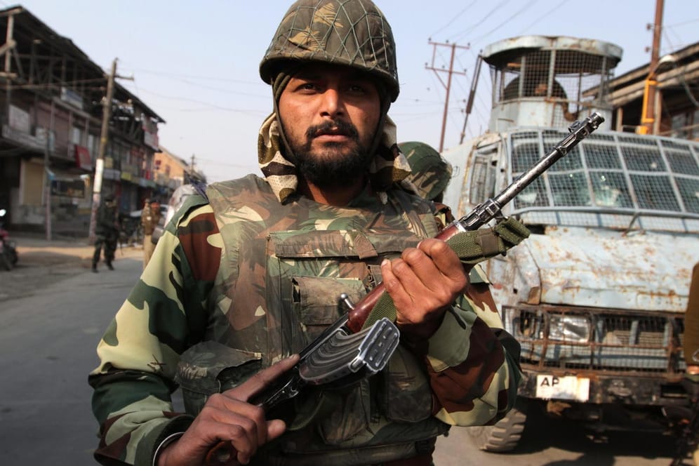 Indischer Soldat: In der Region Kaschmir kam es erneut zu einer Auseinandersetzung zwischen Indien und Pakistan.