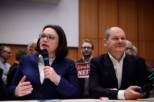 Der Bundesvorstand wirbt für die Zustimmung der Basis zum Koalitionsvertrag mit der Union.