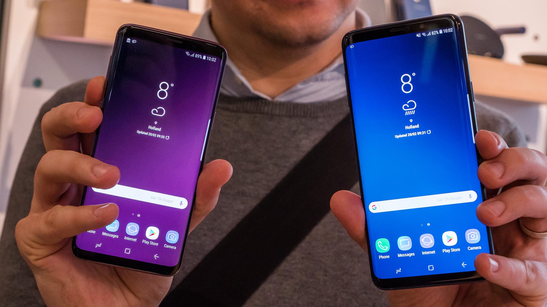 Samsungs S9 (links) und S9 Plus: Seit Wochen brodelte die Gerüchteküche rund um das S9.