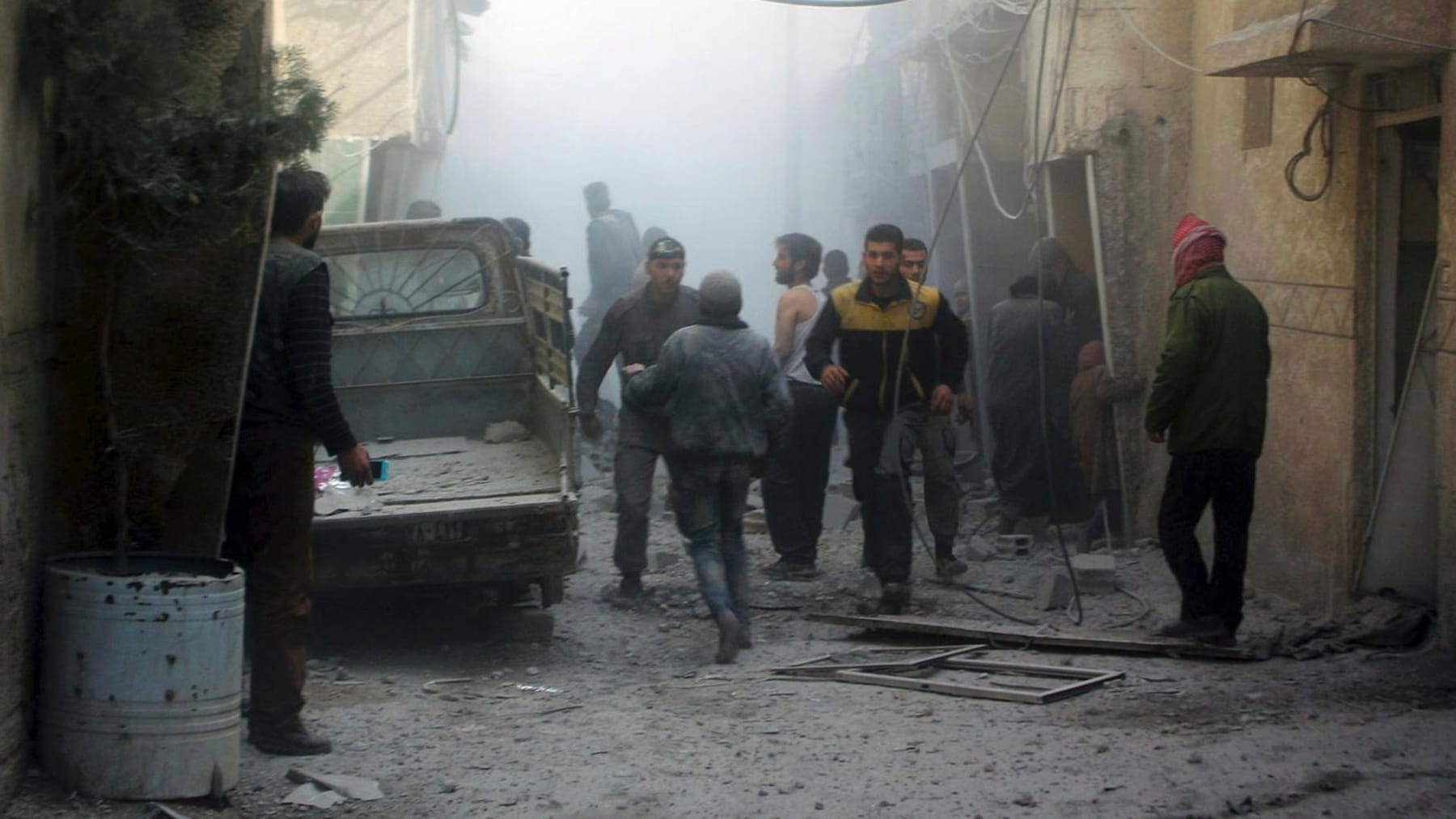 Syrien GiftgasAngriff in OstGhuta Trotz UN