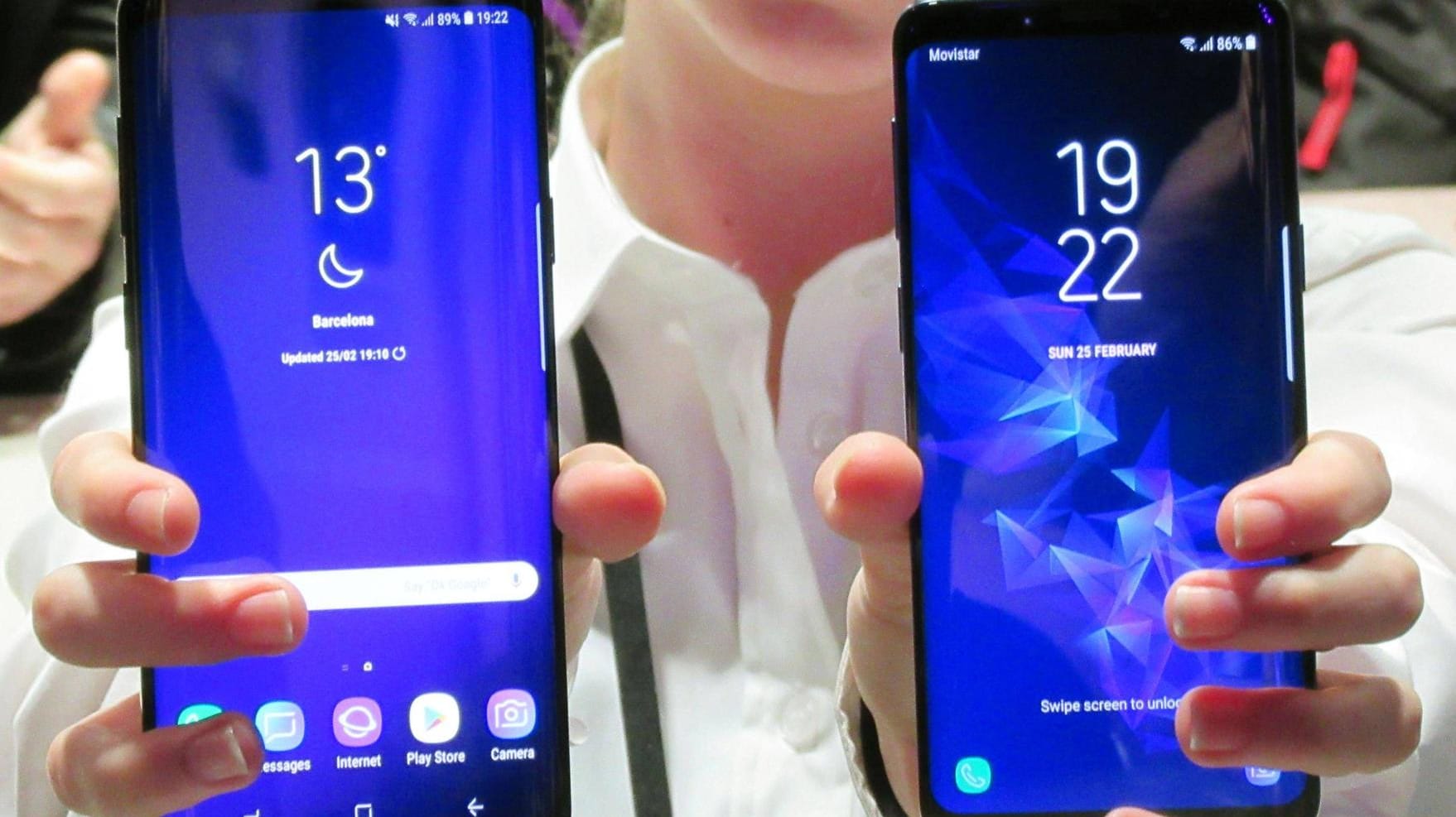 Samsung neue Flaggschiffe: Das S9 und S9 Plus.