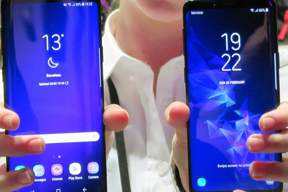Samsung neue Flaggschiffe: Das S9 und S9 Plus.