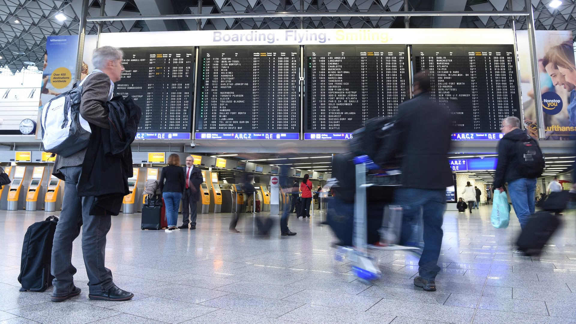 Der Frankfurter Flughafen: Hier wurde ein 28-jähriger Terrorverdächtiger aus Syrien festgenommen.