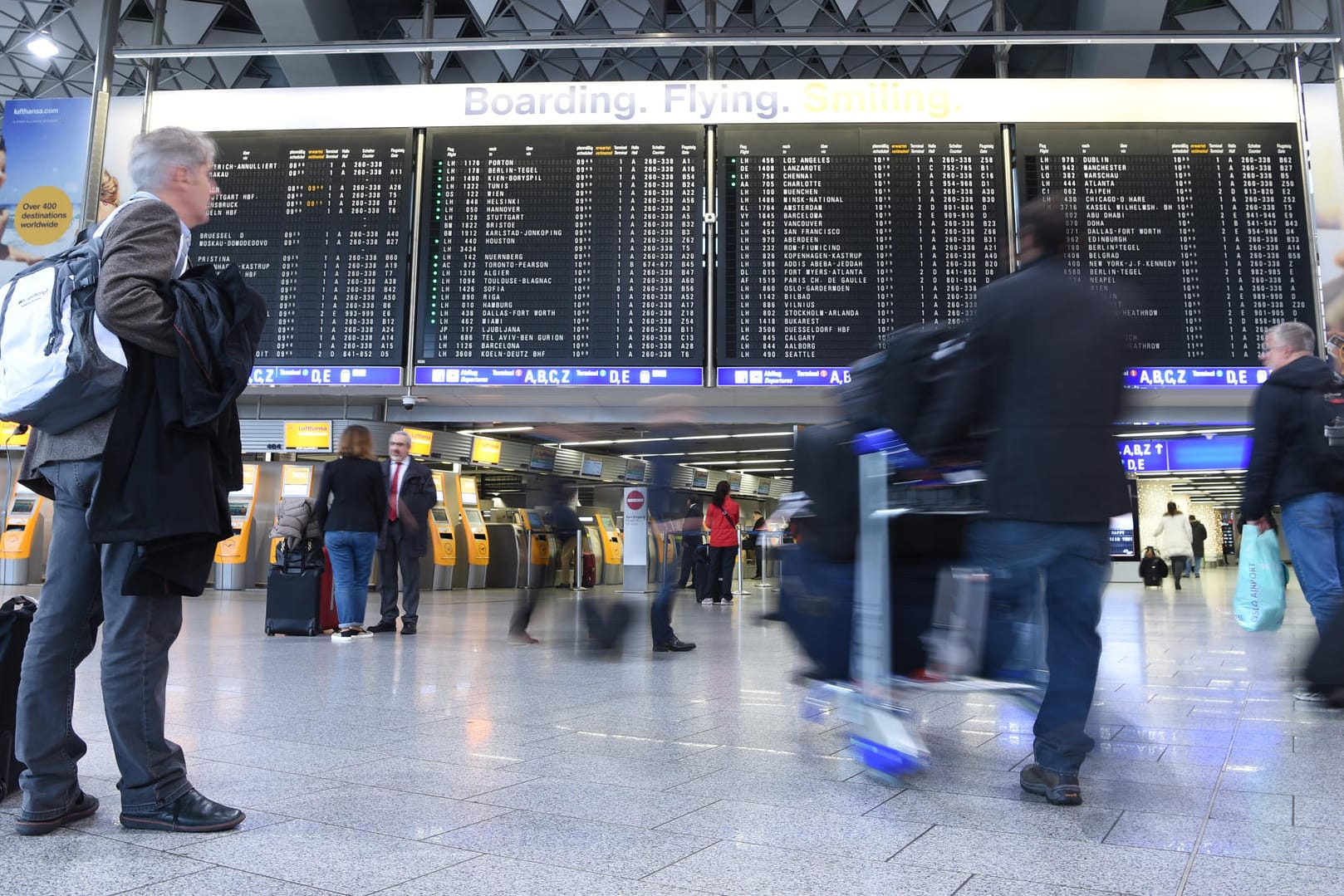 Der Frankfurter Flughafen: Hier wurde ein 28-jähriger Terrorverdächtiger aus Syrien festgenommen.