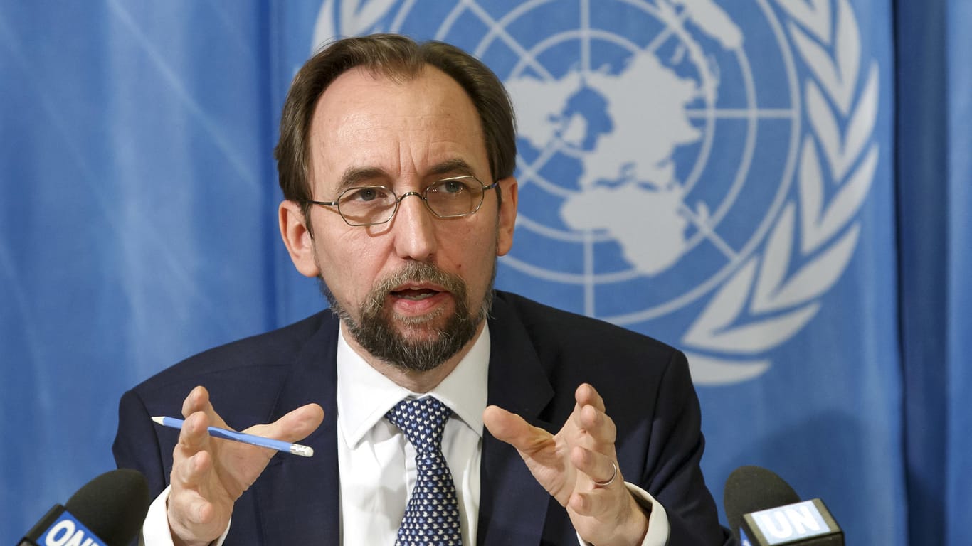 UN-Menschenrechtschef Said Raad al-Hussein: Er nimmt vor seinem Amtsende kein Blatt vor den Mund.