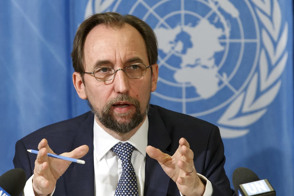 UN-Menschenrechtschef Said Raad al-Hussein: Er nimmt vor seinem Amtsende kein Blatt vor den Mund.