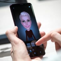 Das Samsung Galaxy S9: Der iPhone X-Rivale schwächelt bei der Gesichtserkennung.
