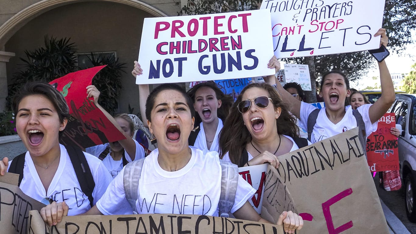 Schülerprotest in Florida: Kann die Jugendbewegung für schärfere Waffengesetze Erfolg haben?