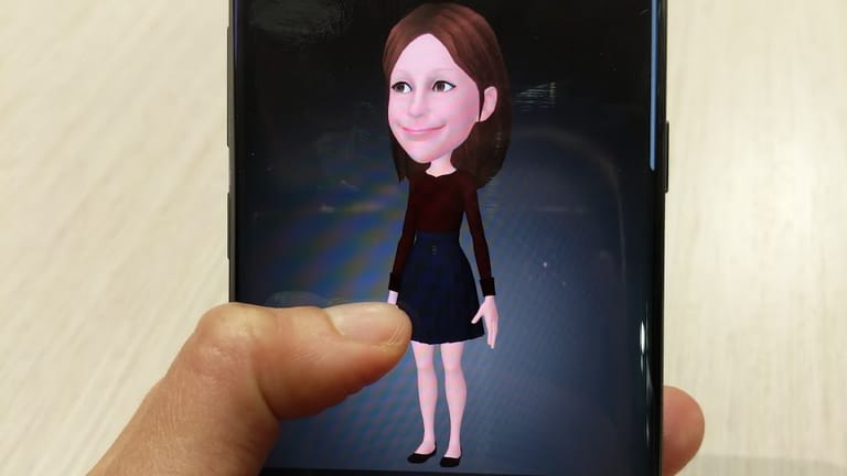 Avatar auf dem Samsung S9: Nach etwas Bastelarbeit benutzbar