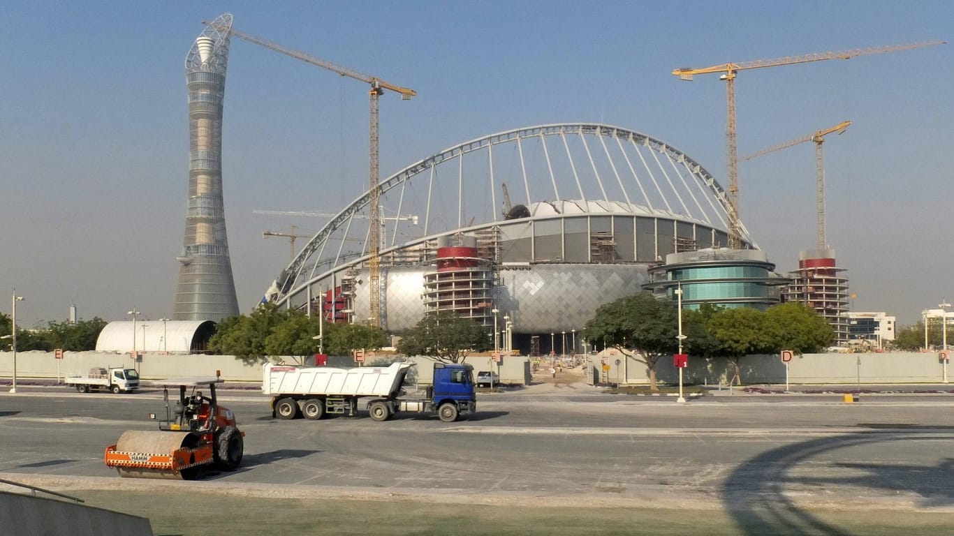 WM-Spielstätte 2022: Das Khalifa International Stadium in Doha.
