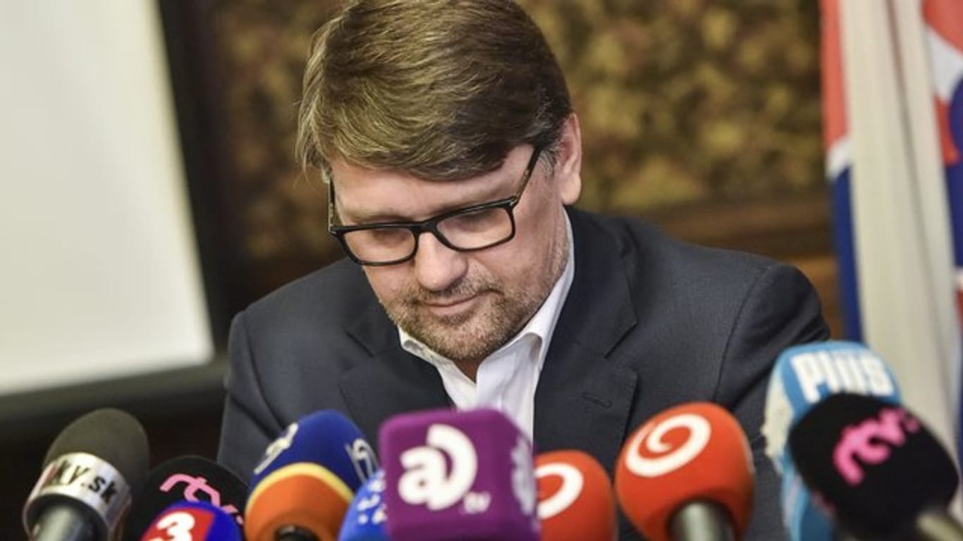 Marek Madaric, Kulturminister der Slowakei, erklärt nach dem Mord an einem Journalisten seinen Rücktritt.