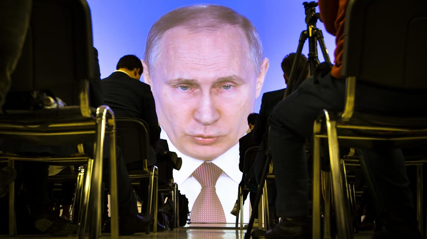 Wladimir Putin: Bei seiner jährlichen Ansprache stellte der russische Präsident neue Atomwaffen-Systeme vor.