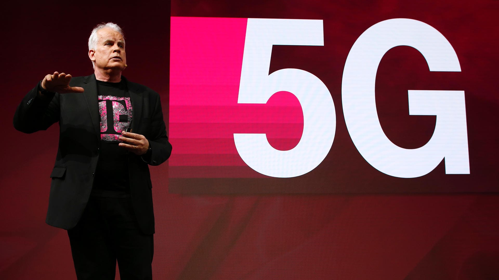 5G-Präsentation auf der Mobile World: In den USA bauen Nokia und T-Mobile US ein nationales 5G-Netz auf.