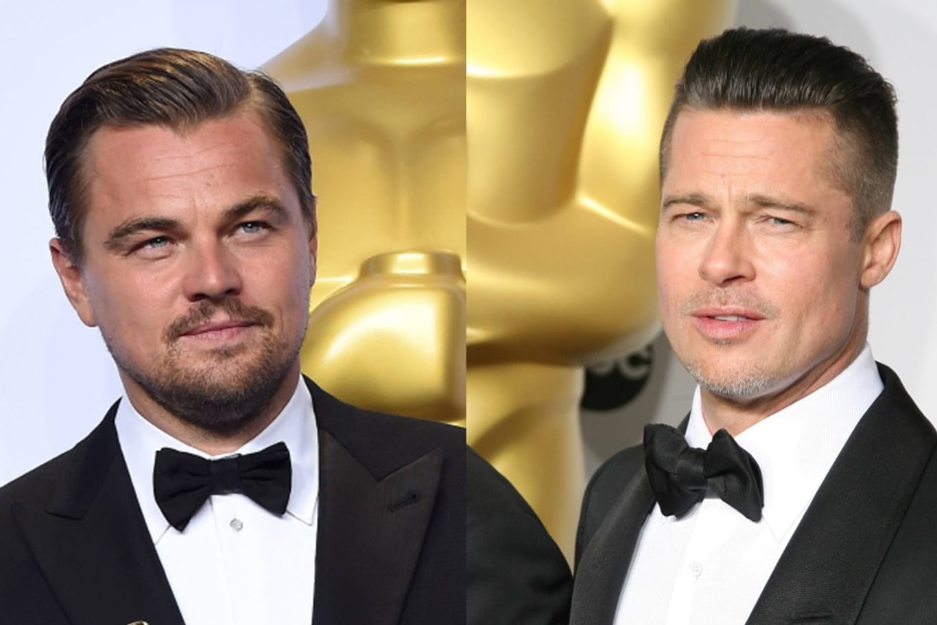 Die Elite aus Hollywood: Leonardo DiCaprio und Brad Pitt stehen gemeinsam vor der Kamera.