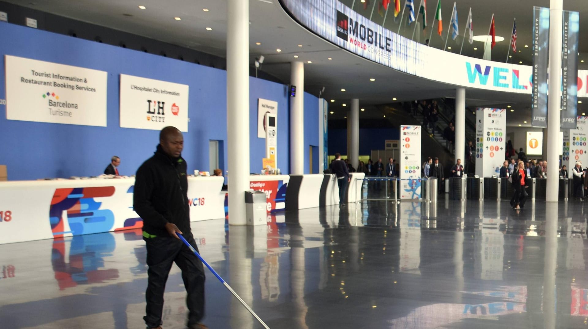 Kehraus: Über 100.000 Besucher zählte der Mobile World Congress.