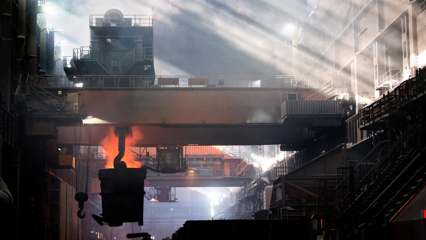 Stahlwerk in Salzgitter: US-Schutzzoll würde auch deutsche Produzenten treffen