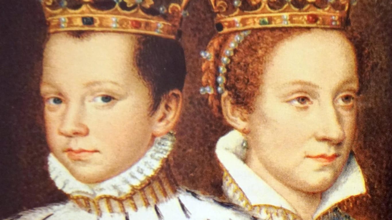 Maria Stuart und ihr erster Ehemann Franz II. in jungen Jahren: 1587 ließ die englische Königin Elizabeth I. ihre schottische Rivalin hinrichten.