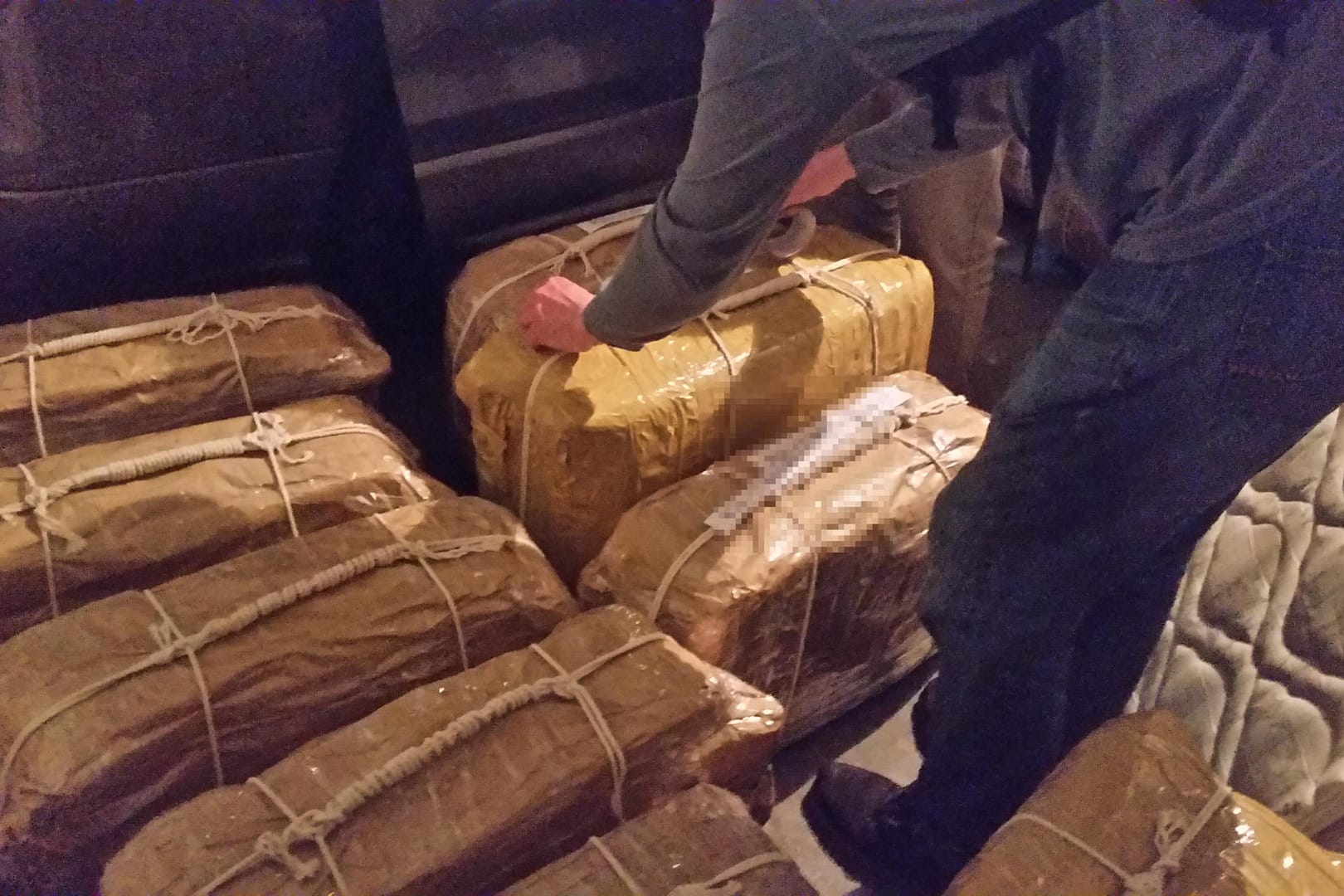 Die in der russischen Botschaft in Argentinien gefundenen Drogenpakete: Insgesamt handelte es sich um rund 400 Kilogramm Kokain.