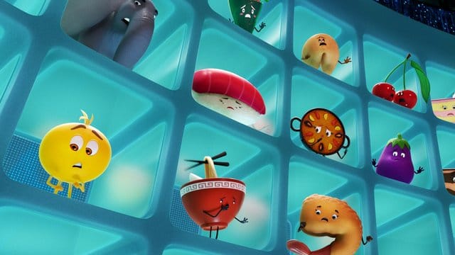 Emojis im Inneren eines Handys, der Stadt Textopolis - der Film bekam gleich vier "Goldene Himbeeren".