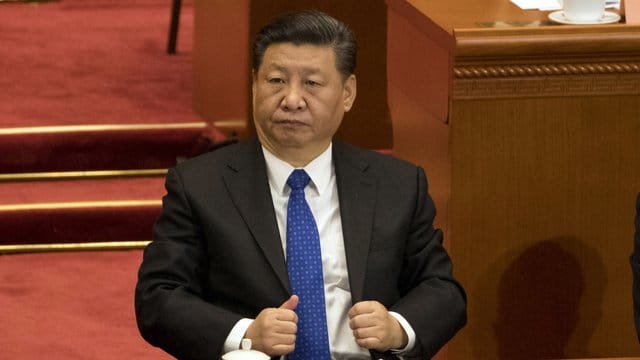 Xi Jinping in der Großen Halle des Volkes in Peking.