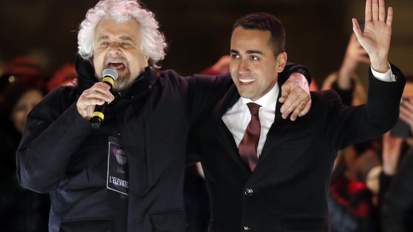 Beppe Grillo: Der ehemalige Satiriker ist Spitzenkandidat der Fünf-Sterne-Bewegung.