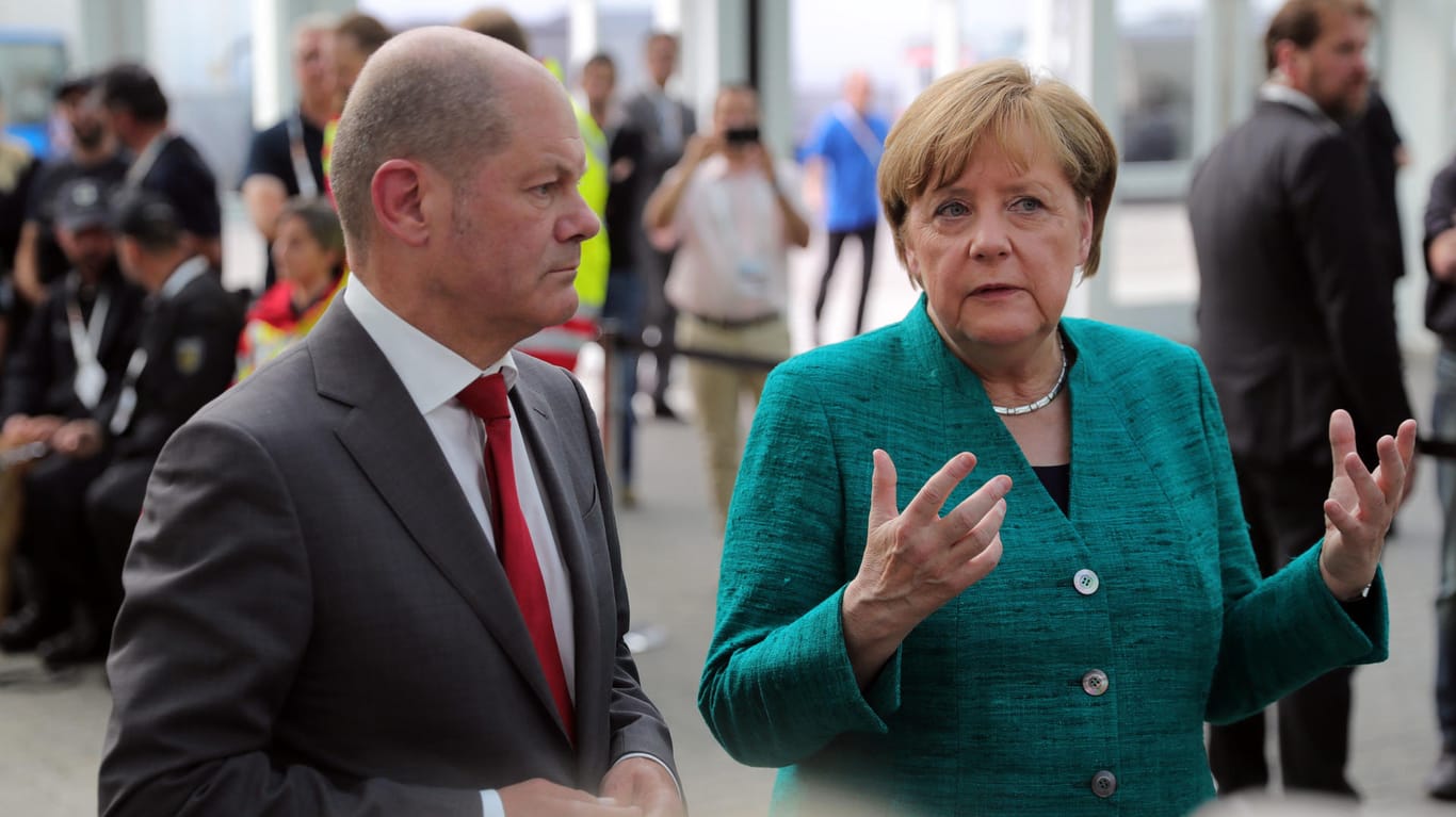 Olaf Scholz und Angela Merkel: Bilden sie das Vize- und Kanzler-Gespann der neuen Regierung?