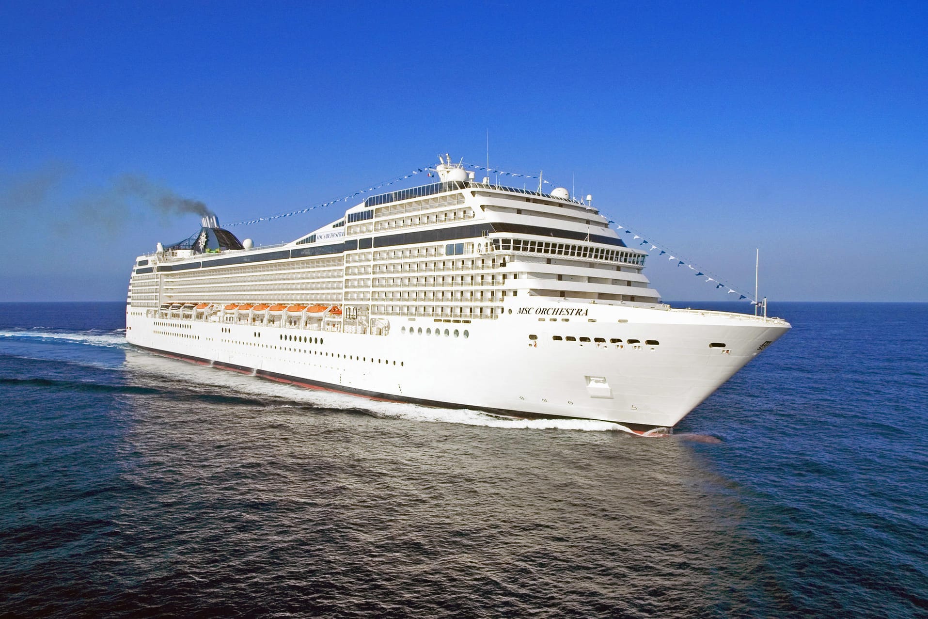 MSC Orchestra: Ab Hamburg werden die Schiffe "MSC Orchestra" und "MSC Preziosa" fahren.