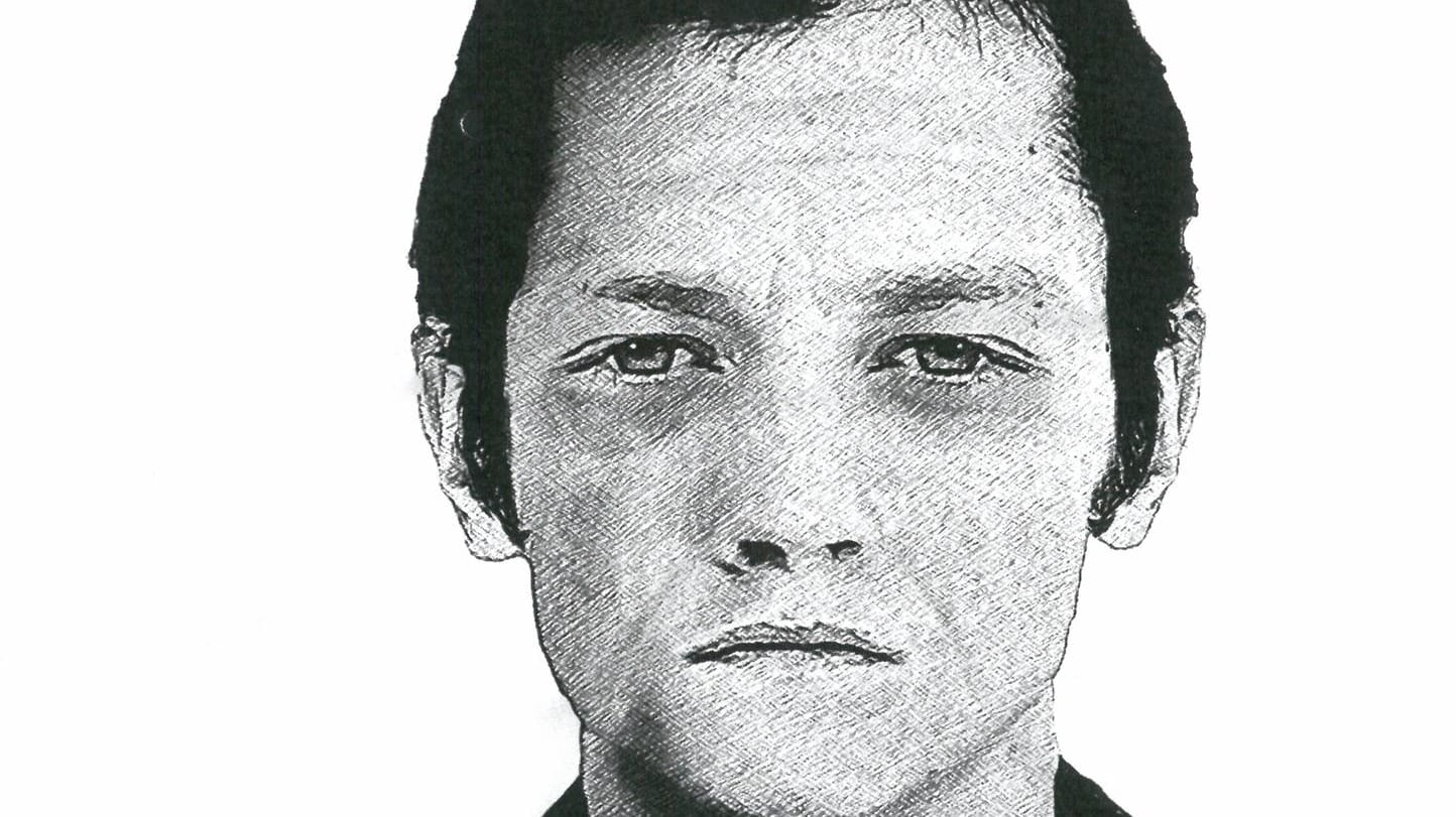 Phantombild des mutmaßlichen Täters vom Doppelmord 1981: Polizei bittet um Mithilfe zur Klärung des 40 Jahre alten Falls. Phantombild des mutmaßlichen Täters vom Doppelmord 1981: Polizei bittet um Mithilfe zur Klärung des 40 Jahre alten Falls.
