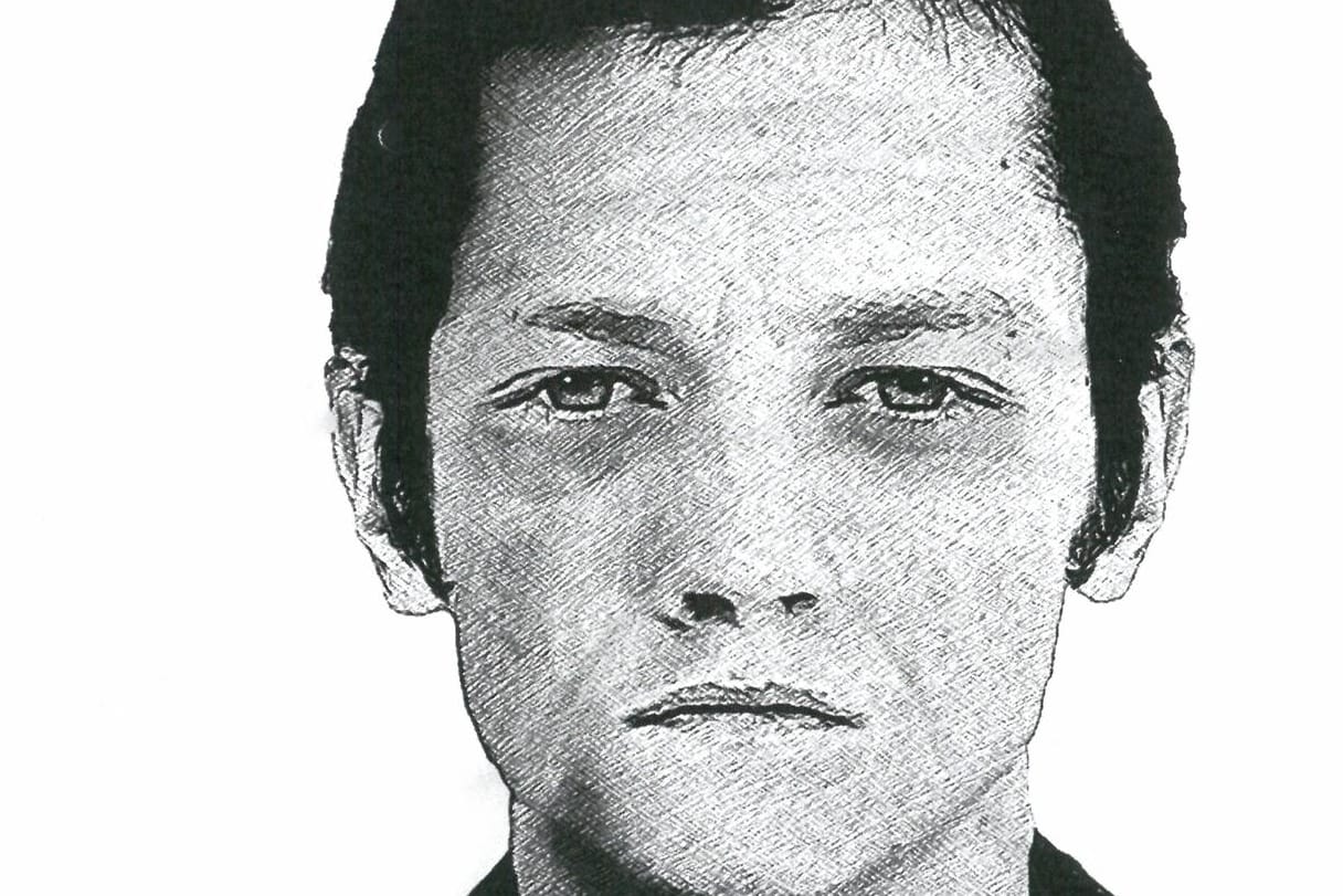 Phantombild des mutmaßlichen Täters vom Doppelmord 1981: Polizei bittet um Mithilfe zur Klärung des 40 Jahre alten Falls.