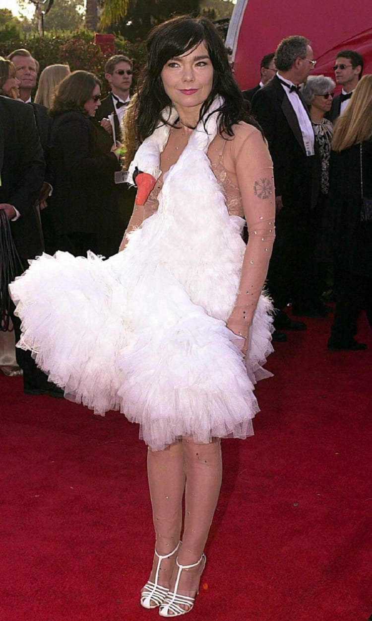 Björk bei den Oscars 2001