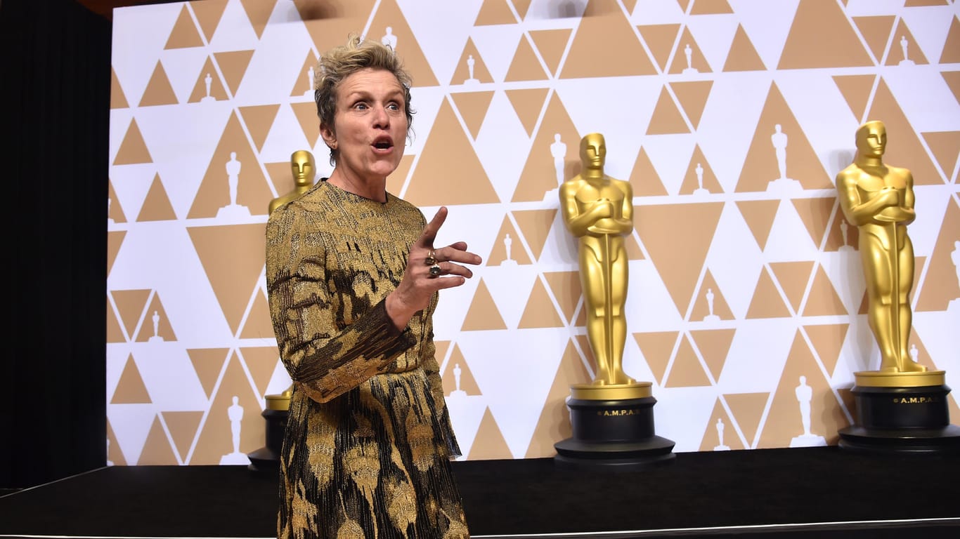 Frances McDormand: Sie bekam den Oscar als Beste Hauptdarstellerin.