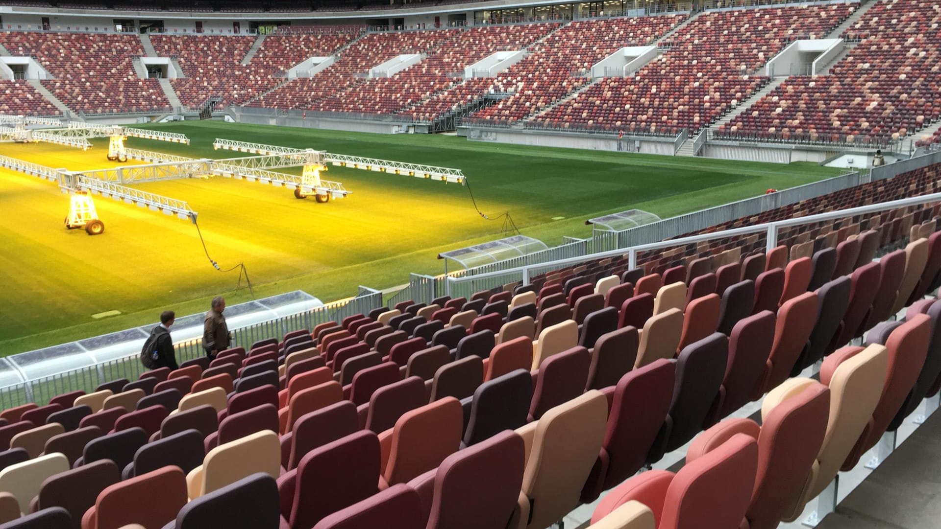 Das Olympiastadion Luschniki in Moskau: Laut BKA wird die WM in islamistischen Netzwerken zunehmend thematisiert. Das Olympiastadion Luschniki in Moskau: Laut BKA wird die WM in islamistischen Netzwerken zunehmend thematisiert.