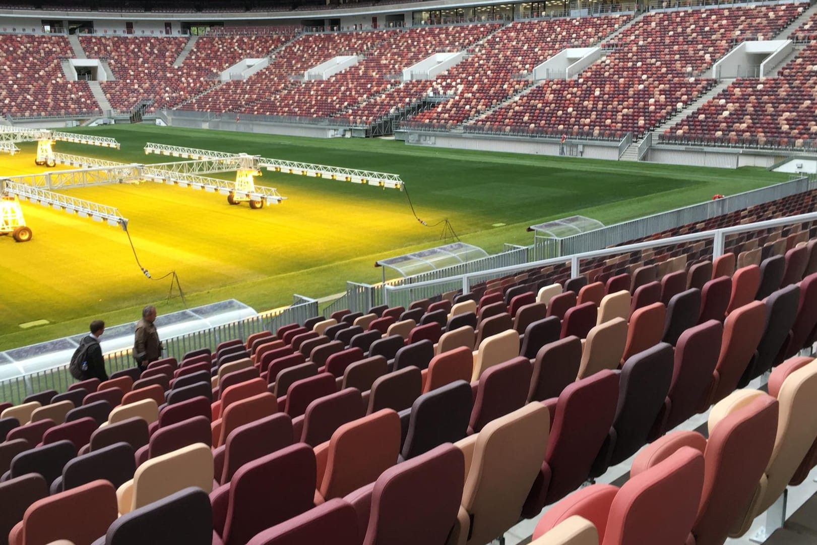 Das Olympiastadion Luschniki in Moskau: Laut BKA wird die WM in islamistischen Netzwerken zunehmend thematisiert.