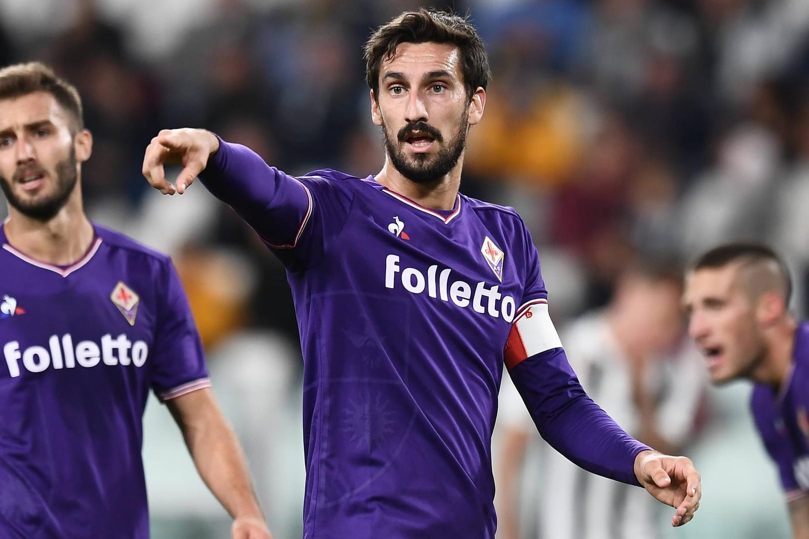 Kapitän Davide Astori, hier im Spiel gegen Juventus Turin.