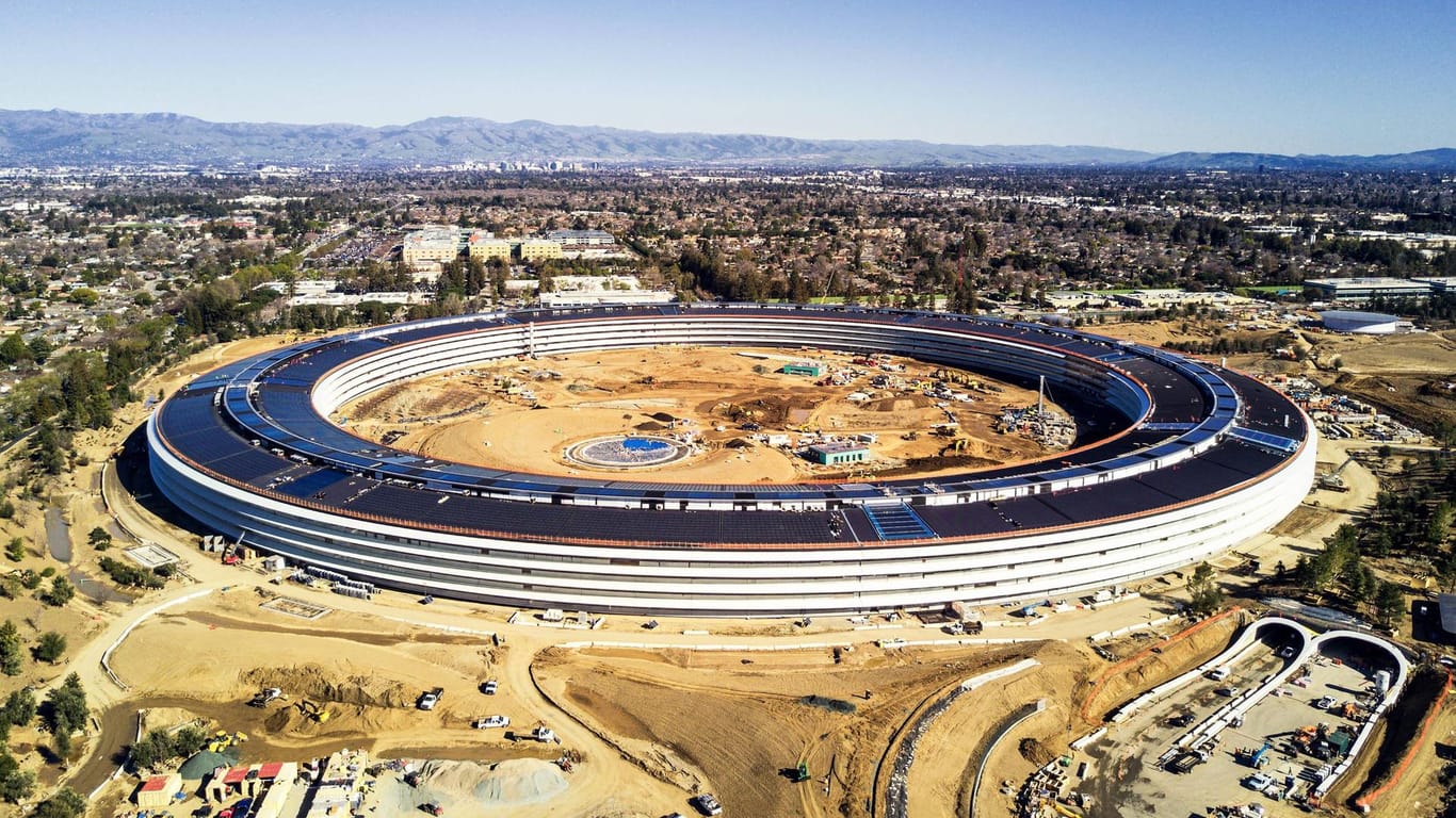 Die neue Apple-Firmenzentrale in Cupertino: Unfälle durch Glaswände