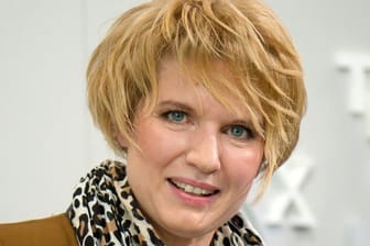 Yvonne Hofstetter 2014 auf der Frankfurter Buchmesse.