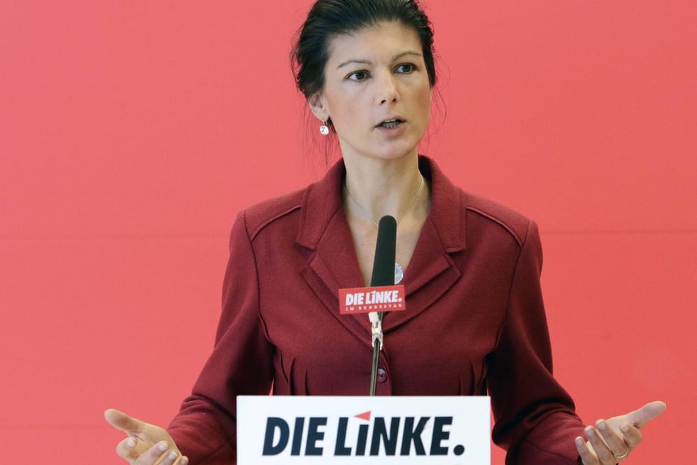 Fraktionsvorsitzende der Linken Sarah Wagenknecht: Eine Kooperation mit dem linken SPD-Flügel, statt Rot-Rot-Grün.