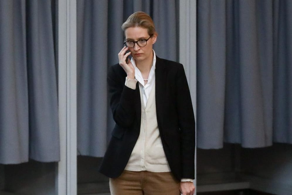 Alice Weidel im Bundestag: Die Fraktionschefin der AfD holt sich Rat beim ehemaligen Trump-Kampagnenchef Steve Bannon.