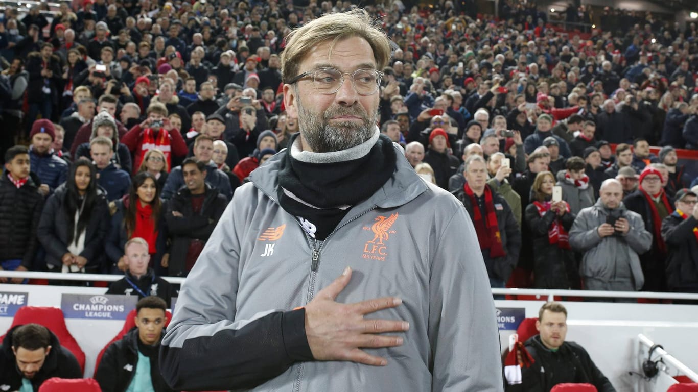 Jürgen Klopp: Der Trainer des FC Liverpool sah im Achtelfinal-Rückspiel der Champions League gegen Porto keine Glanzleistung seines Teams, steht aber erstmals im Viertelfinale.