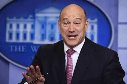 Gary Cohn während des Täglichen Pressebriefings im Weißen Haus.