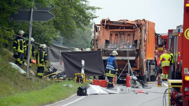 Der Müllwagen war am 11.