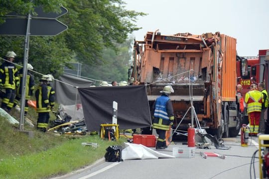 Der Müllwagen war am 11.