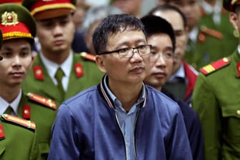 Trinh Xuan Thanh vor einem Gericht in Hanoi im Januar: Der Geschäftsmann war in Berlin entführt worden und ist inzwischen in zwei Prozessen jeweils zu lebenslanger Haft verurteilt worden.