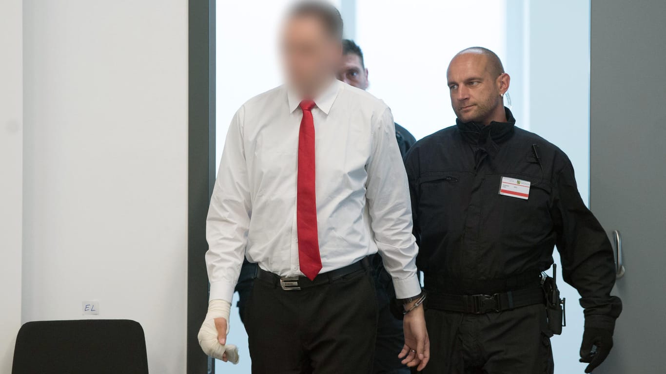 Der Anführer der Freital-Gruppe, der Angeklagte Timo S. bekam mit zehn Jahren Haft die höchste Strafe.