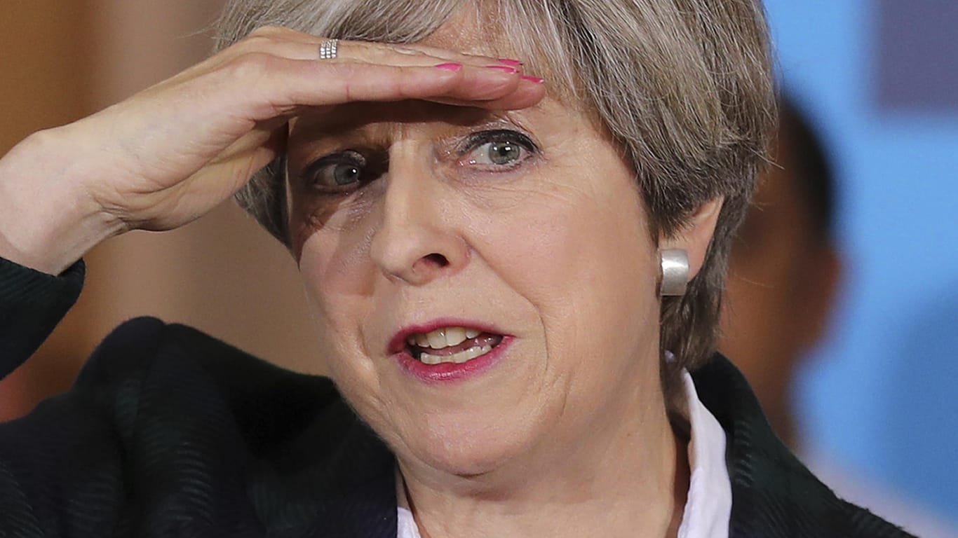 Die britische Premierministerin Theresa May: Sie ist noch weit davon entfernt, eine Einigung mit der EU zu erreichen.